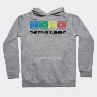 Black The Prime Element Hoodie